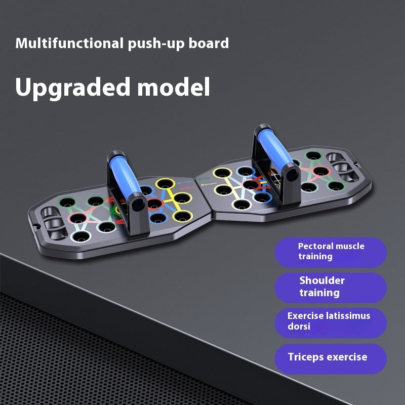 Multifunctional Push-Up Training Board with Resistance Rope