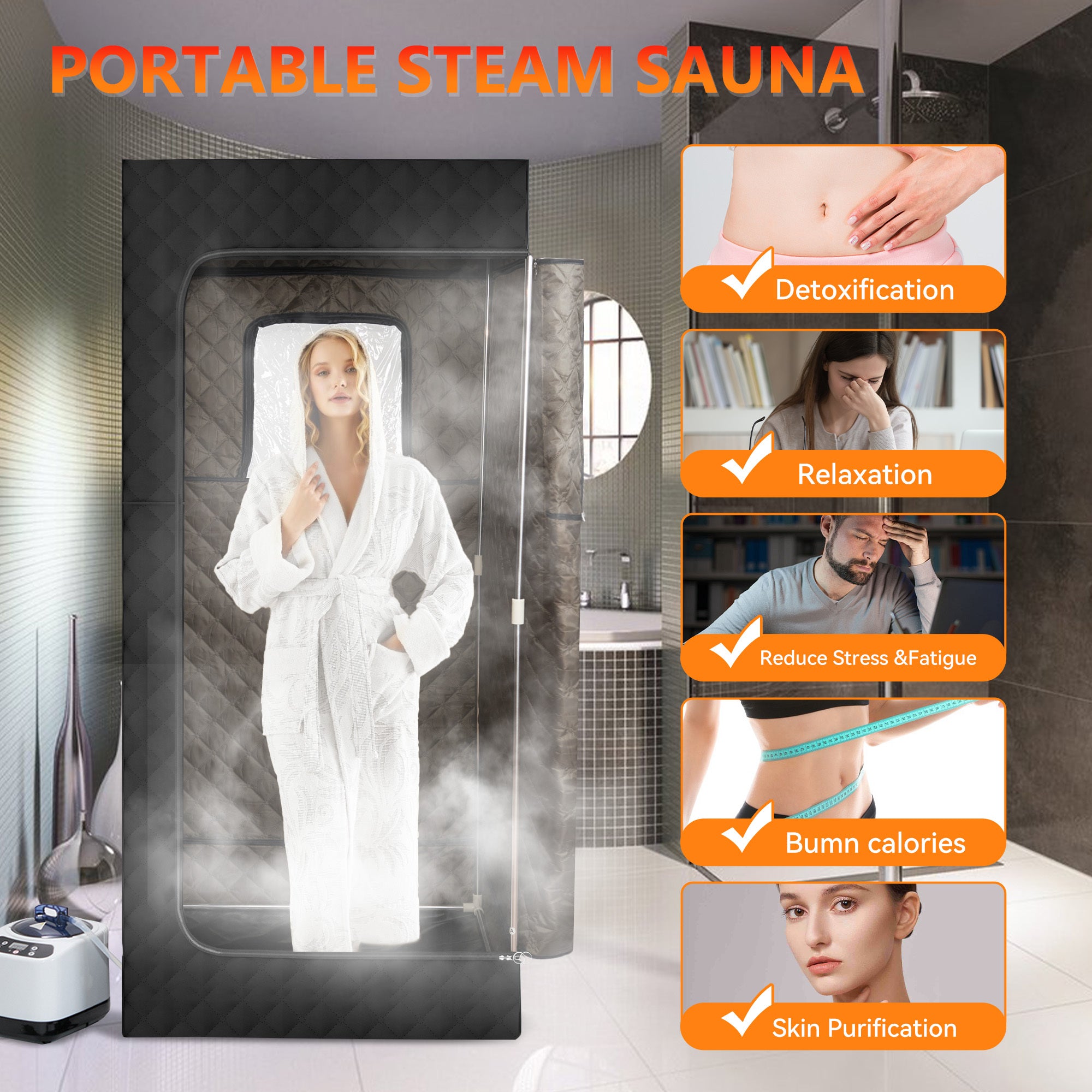 Portable Sauna Room | Full-Body Heat Therapy & Recovery