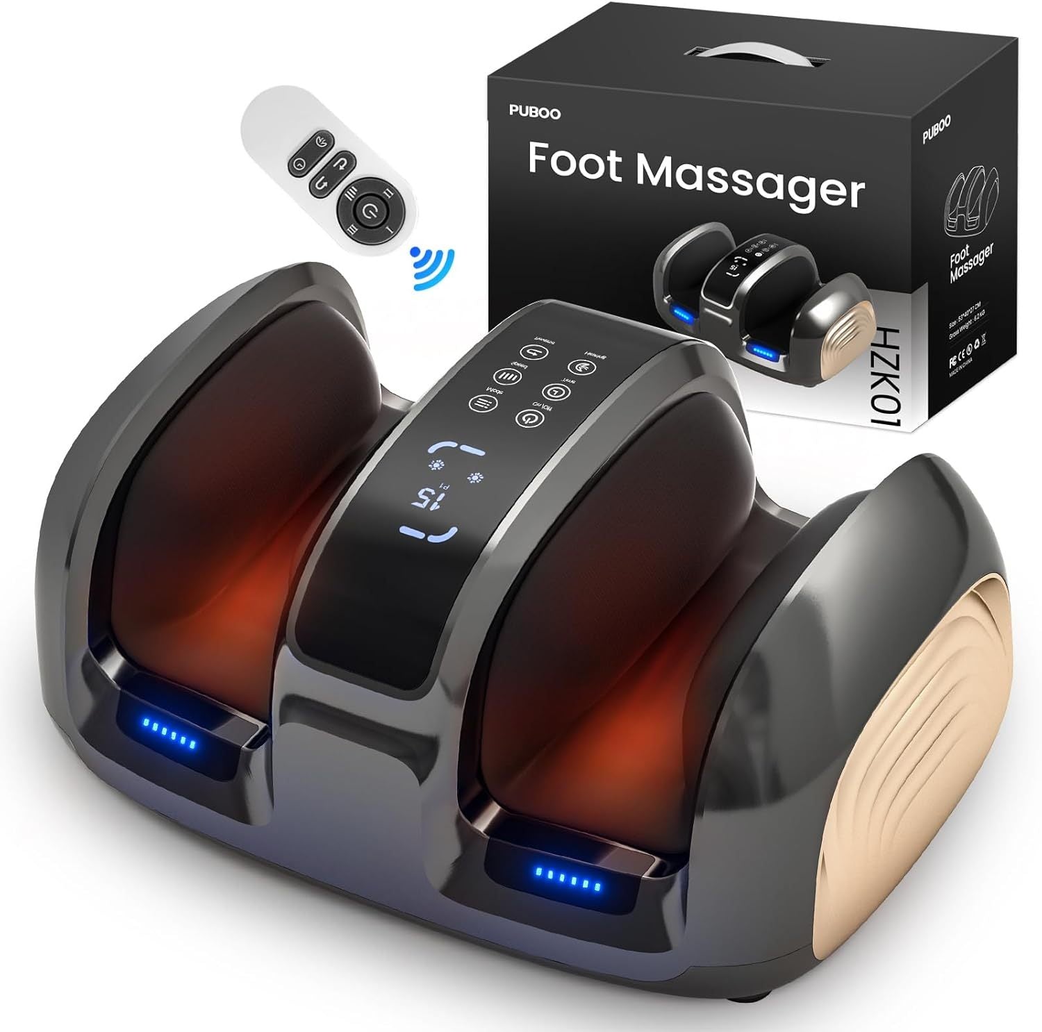 Lower Leg & Foot Massager | Rolling & Kneading for Pain Relief