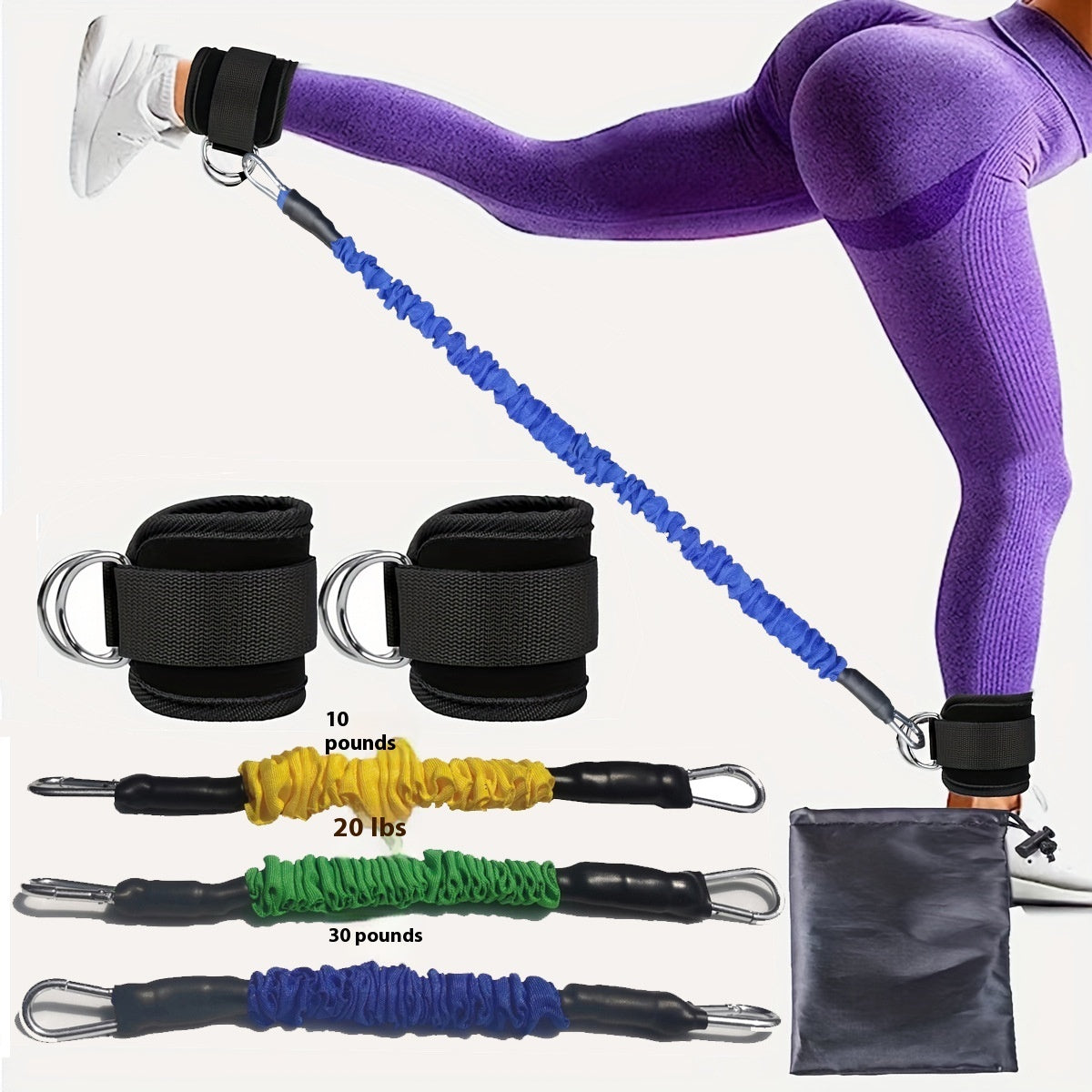Ankle Strap Resistance Bands – Power Up Your Leg Workouts