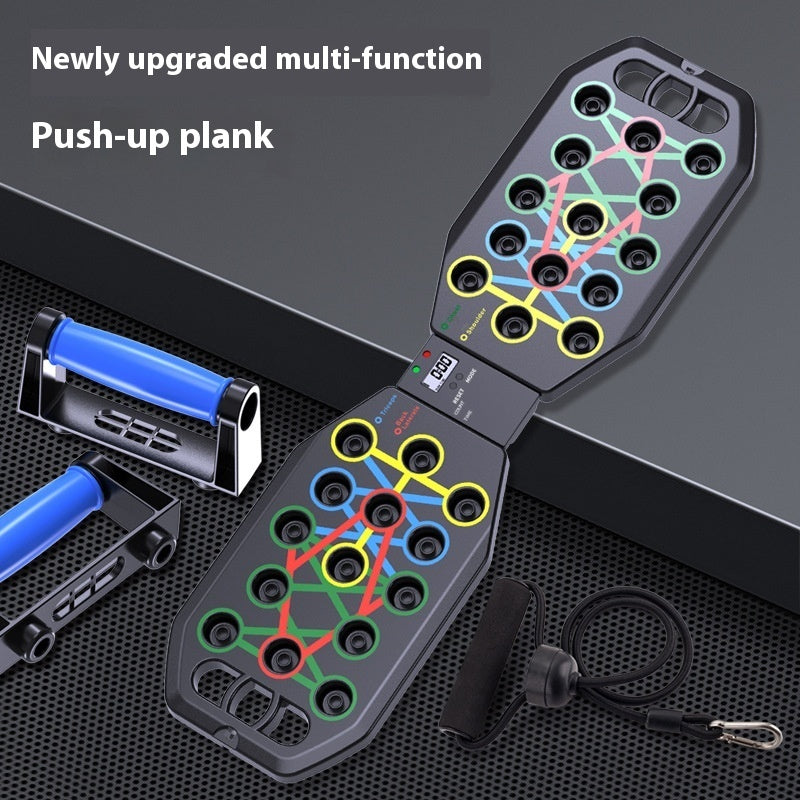 Multifunctional Push-Up Training Board with Resistance Rope