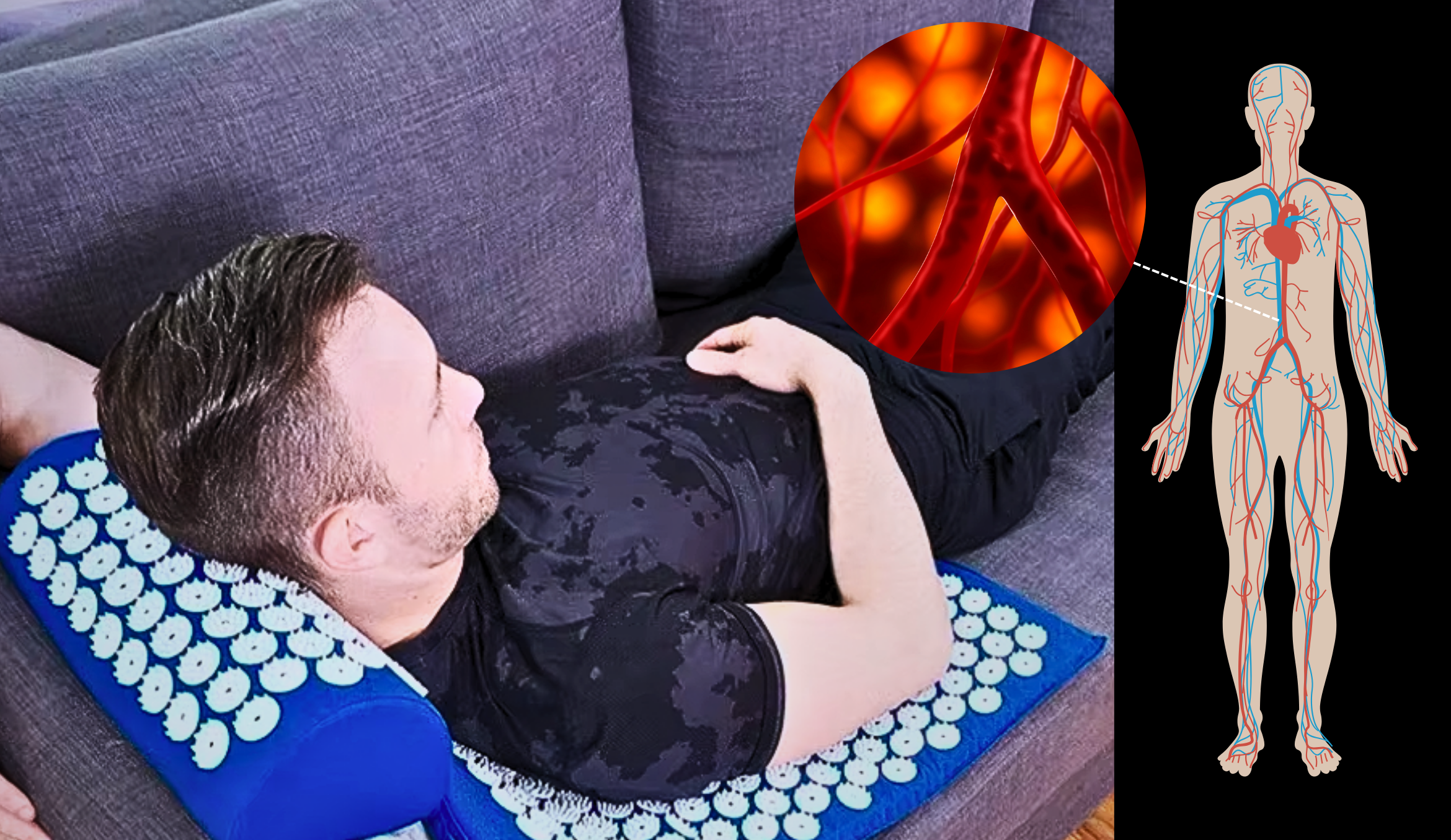 Acupressure Yoga Mat & Pillow – Ultimate Relaxation & Muscle Relief